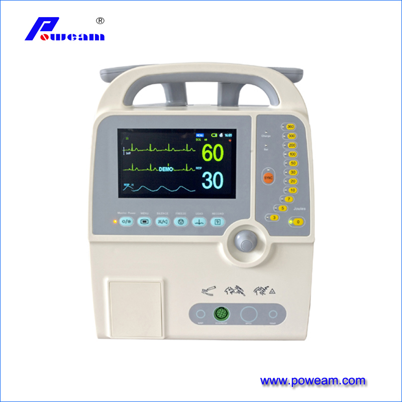 Krankenhaus 7 'Color LCD Display AED Automatisierter externer Defibrillator (D-2000A)