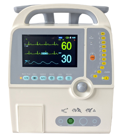 Krankenhaus 7 'Color LCD Display AED Automatisierter externer Defibrillator (D-2000A)